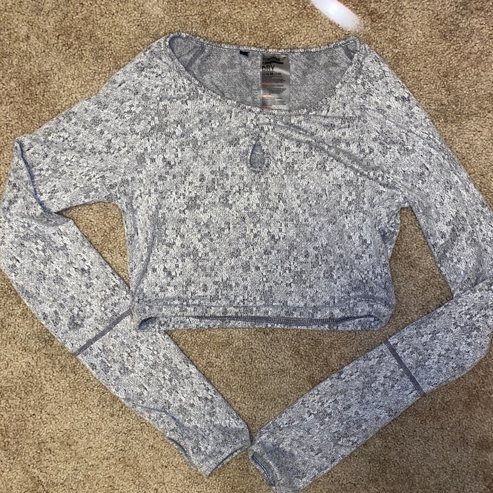 Gym Shark Long Sleeved Cropped Dry Fit Shirt